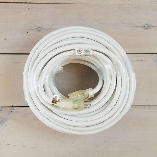 12/3 X 25' Single or Tap  Extension Cords - WHITE